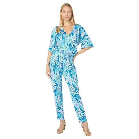 Lilly Pulitzer Merrick Jumpsuit Size Large NWT - Picture 1 of 5
